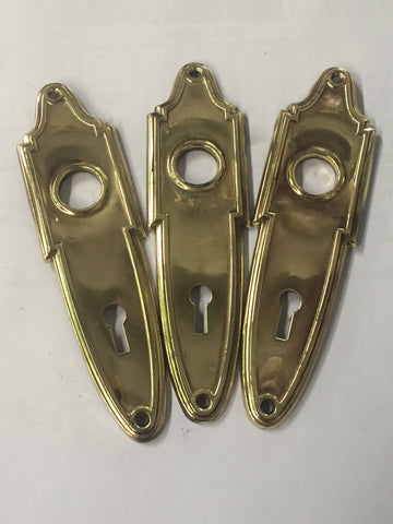 Vintage Brass Backplates (Door Escutcheon)
