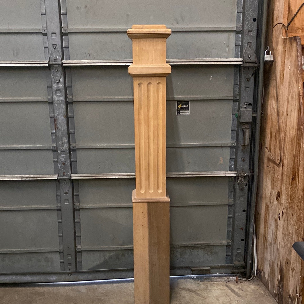 Newel post stripped