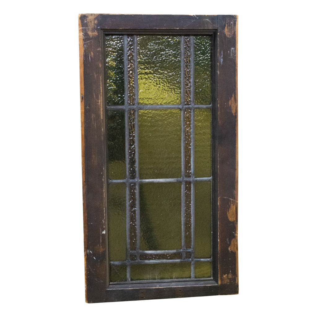 Vintage Stained Window Panel